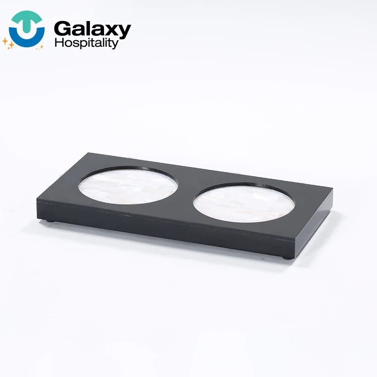 Wholesale Cheap Price Bathroom Tray Popular Acrylic Custom Tray Accessories Set