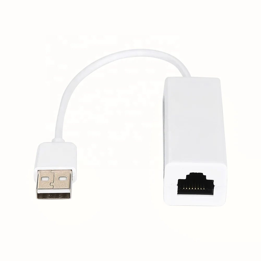 USB Ethernet Cable Converter USB 2.0 To 10/100 Network Lan RJ45 Female Port Wired Adapter