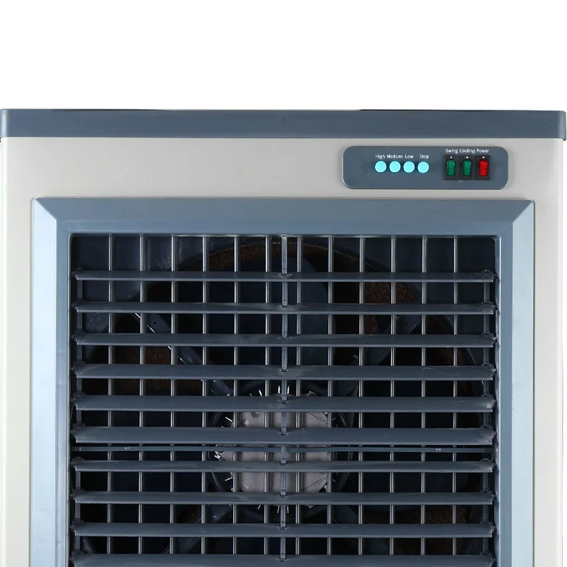 Воздушный охладитель с металлическим корпусом 65 л большой водяной бак вентилятор портативный охлаждающий для промышленного использования 660 Вт