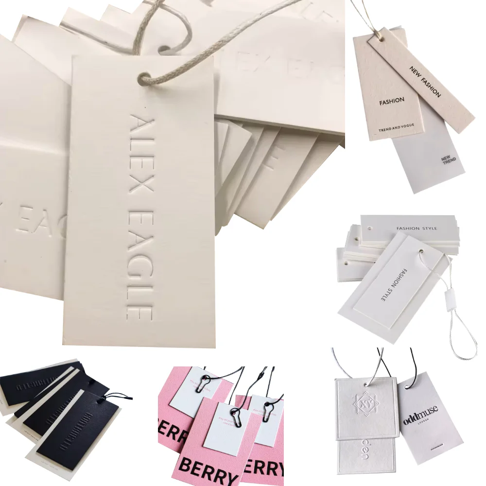 Custom Merchandise Tags Hangtags Glasses Clothes Shoes Hang Tag Label Inventory Tags For Product