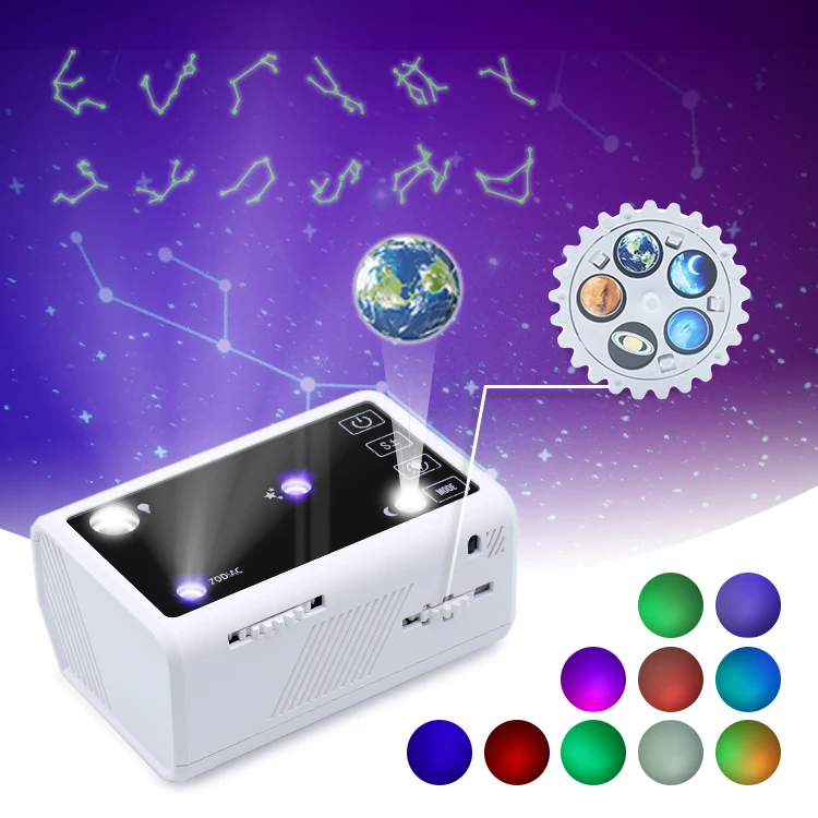 Galaxy Projector Star Night Light Led Laser Sky Rotating Stick With Music Smart Control Projector