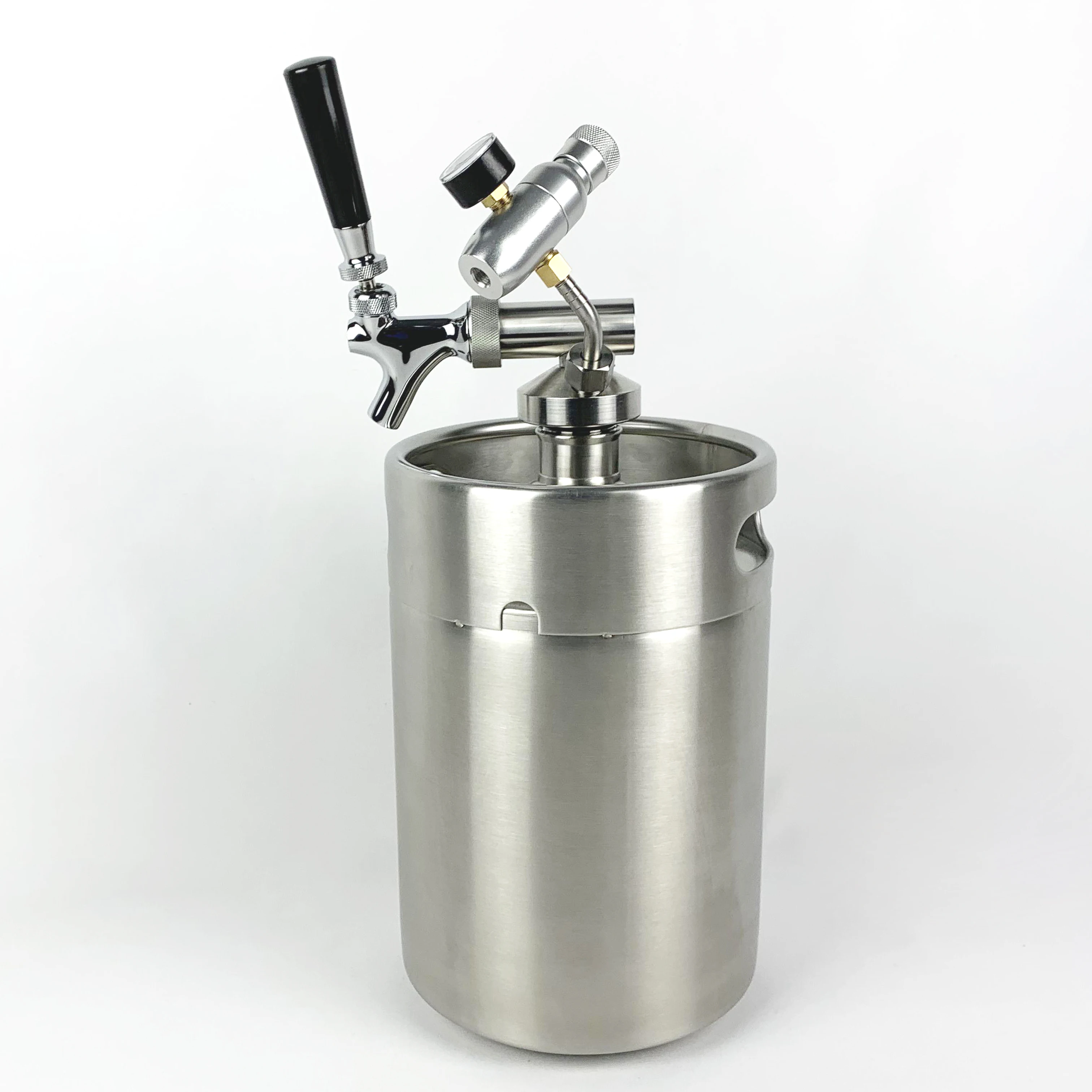 Mini Keg Dispensing System Single Faucet For Mini Keg Growler Tapping System Customizable Beer Keg