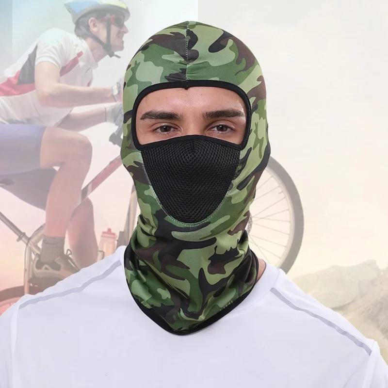 HZM-60743 Winter Balaclava Ski Face Mask UV Protector Breathable Long Neck Cover for Outdoor Ski Activities