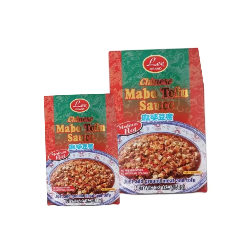 Instant Food Stir Fry Chinese Style Mabo Tofu Sauce No Preservative by Lee Brand Just add Tofu and Meat from Thailand