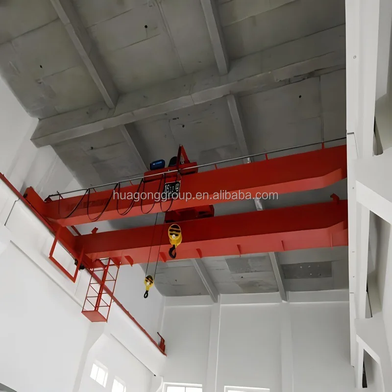 LH model 20/5t indoor hoist trolley eot crane design with wireless remote control overhead crane