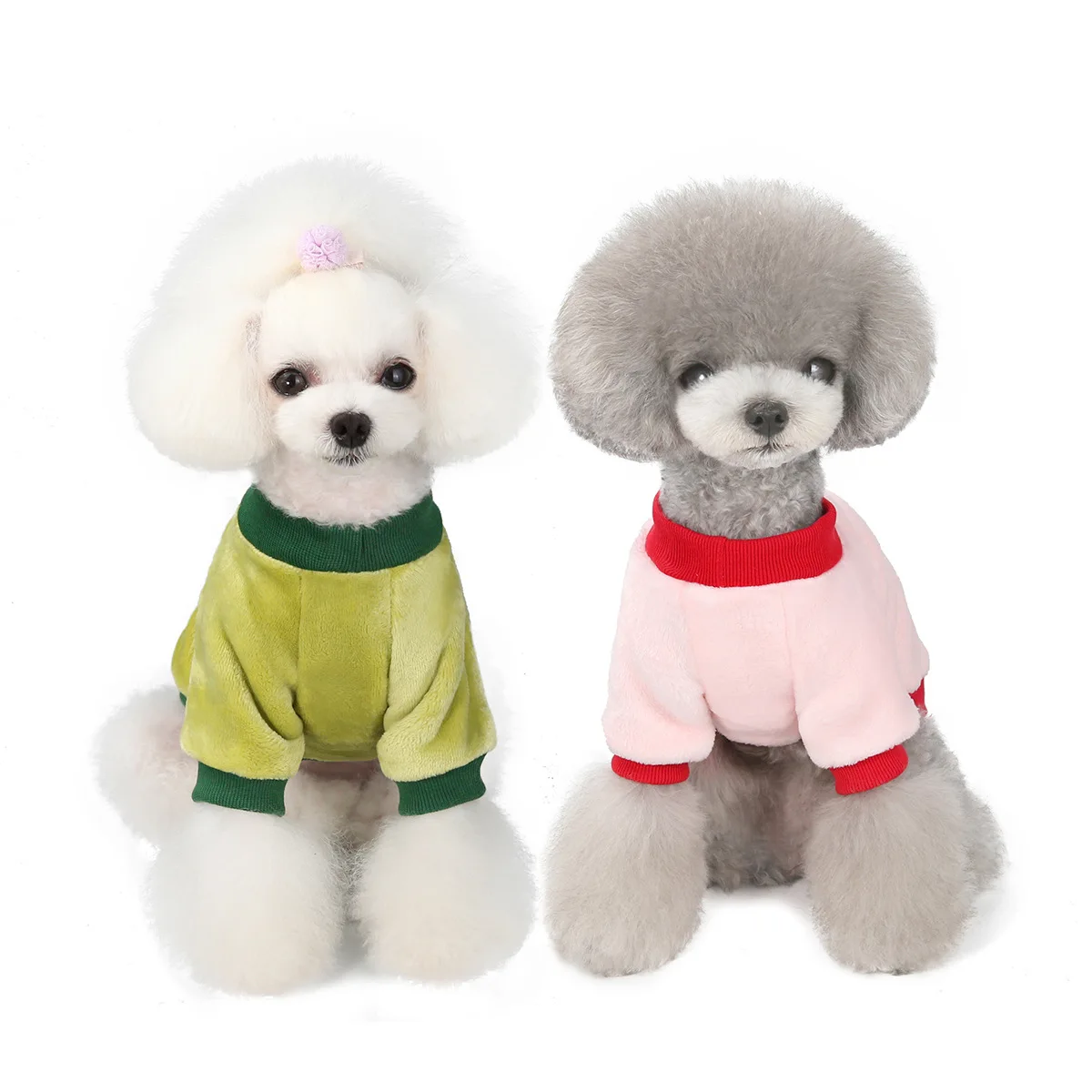 2020 Cheap Pet Dog, Plush Collar Corduroy China Cat Fleece Cotton-padded Cloth Warm Jacket Pet Dog Clothes For Winter/