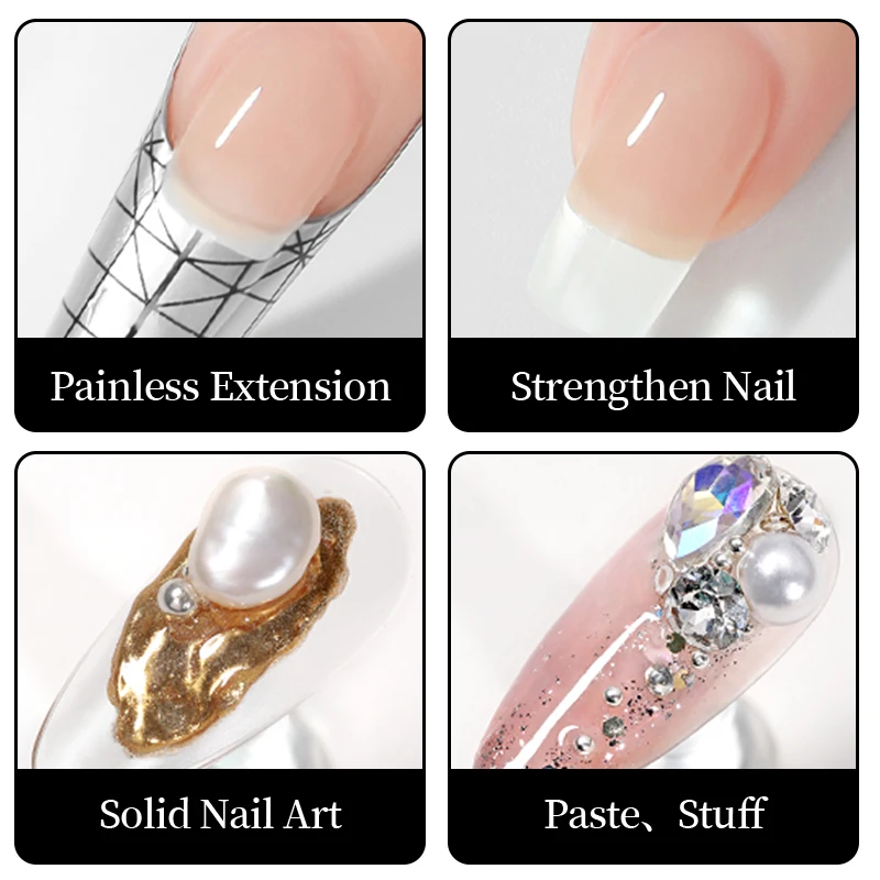 oxxi Brand Proficional Gel Polish Poly Nail Gel With UV Lamp Manicure Pedicure Acrylic Gel Nails  Nail Extension
