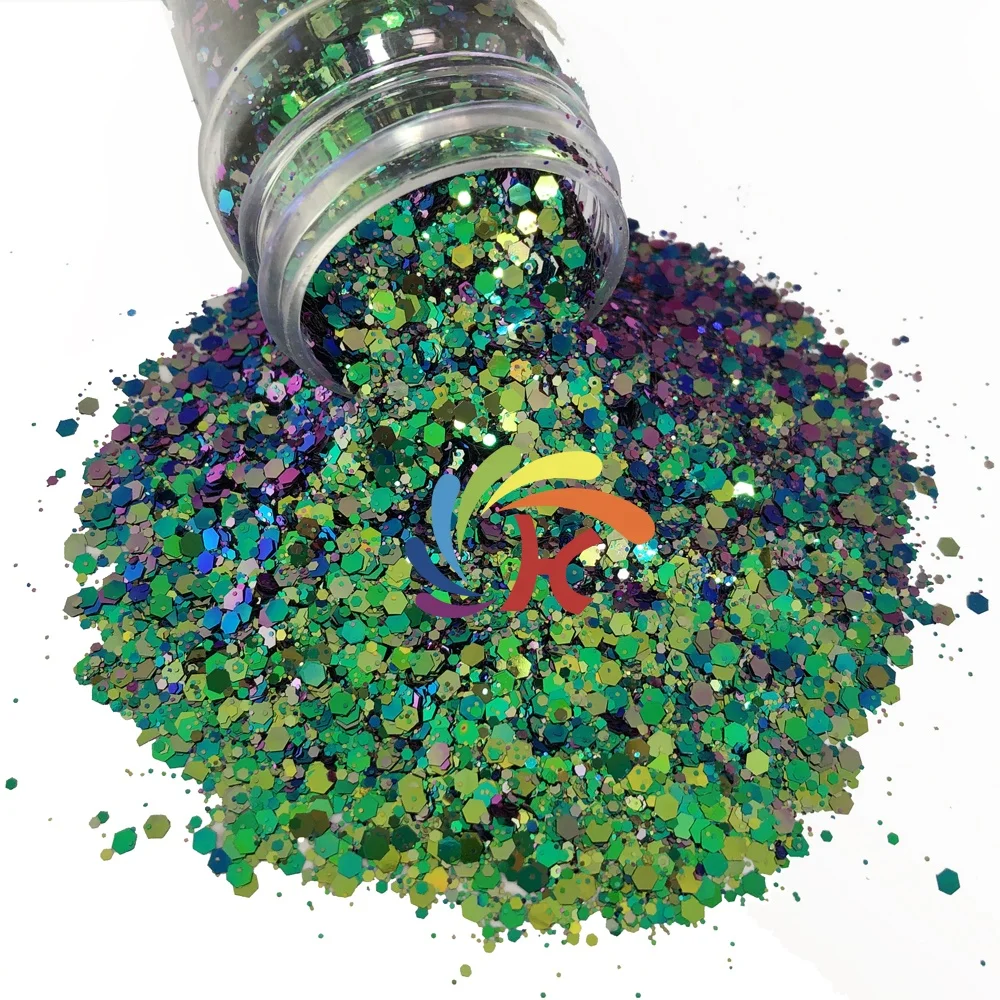 Hot selling Beauty cosmetic chunky nial glitter wholesale for Nail Art Decoration