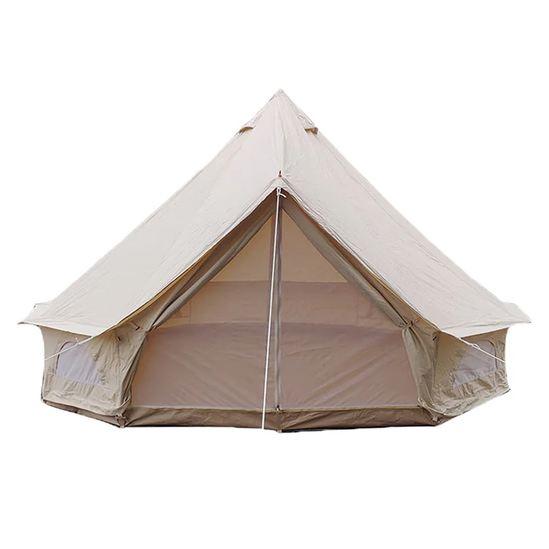 Outdoor Camping Wedding Party Cabin Pyramid Mongolian Yurt Oxford Canvas Glamping Tent