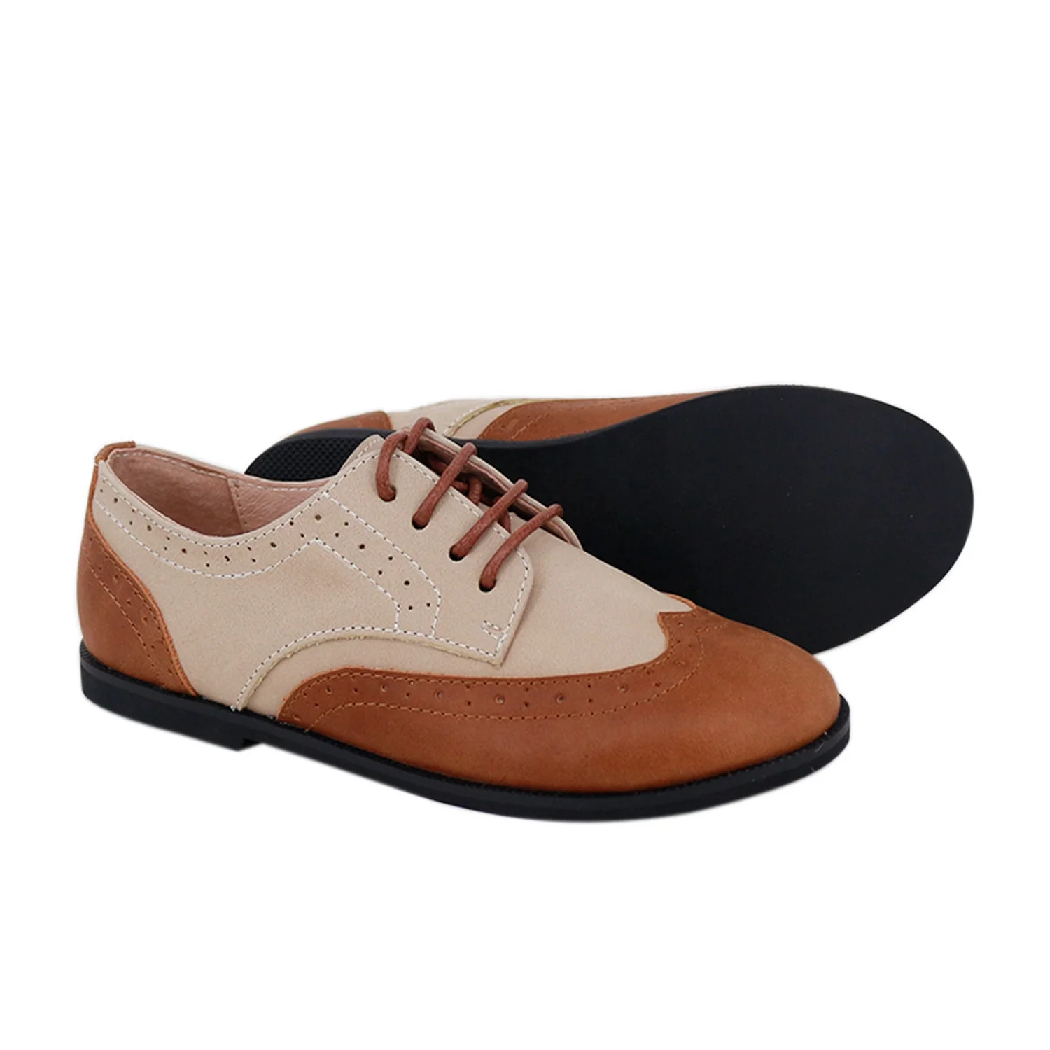 Choozii Wholesaler Customized New Design Wax Leather Flat Shoes Boys Casual Shoes