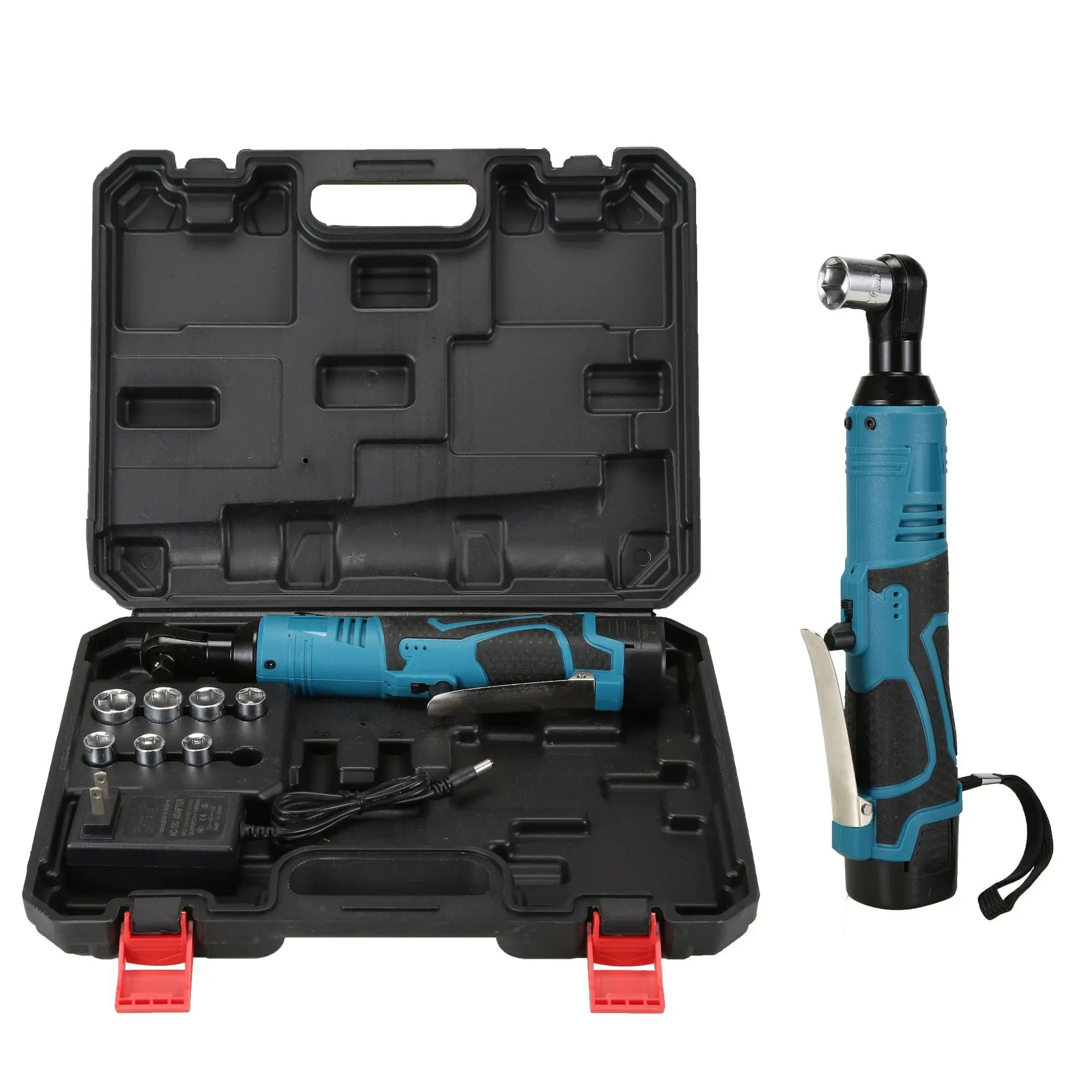 90 Degree Angle Electric Charging Truss Lithium Torque Ratchet Wrench Industrial/DIY Grade 12V Li-Ion Battery Power Wrenches
