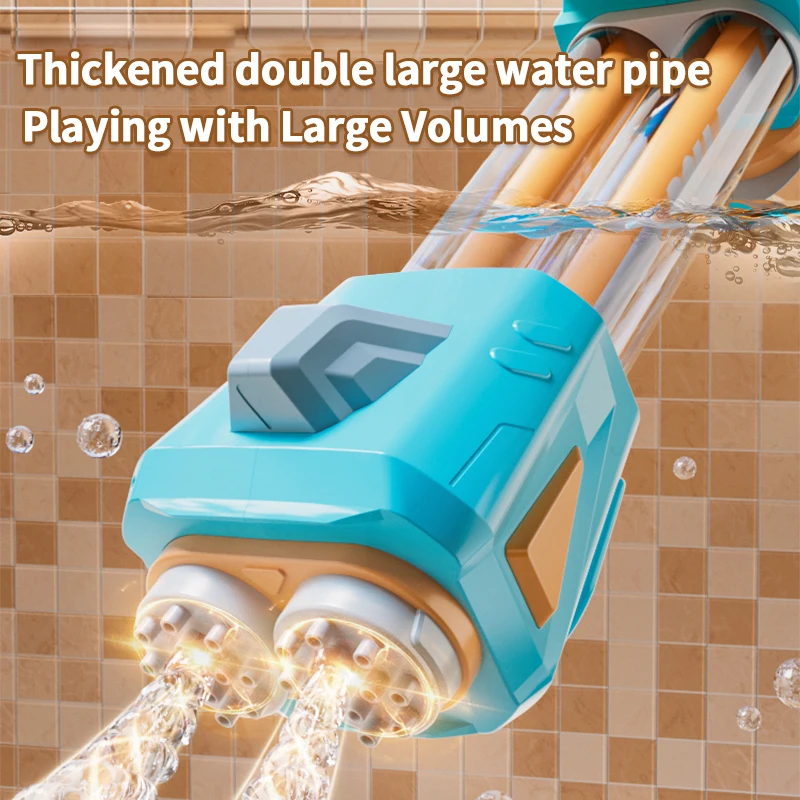 XST  Outdoor Beach Swimming Pool Game Summer Party Favor Power Large 26 Holes Stream Water Blaster Long Water Gun