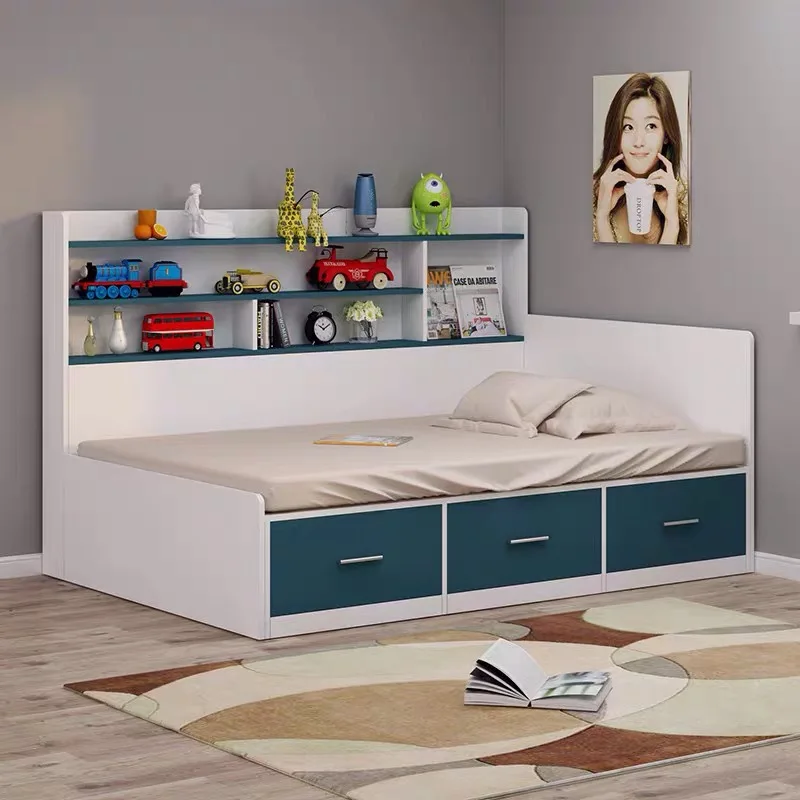 UL-20BC076 Wall Cabinet + Single  Modern Small Storage Fashion Kids Bedroom Furniture children beds