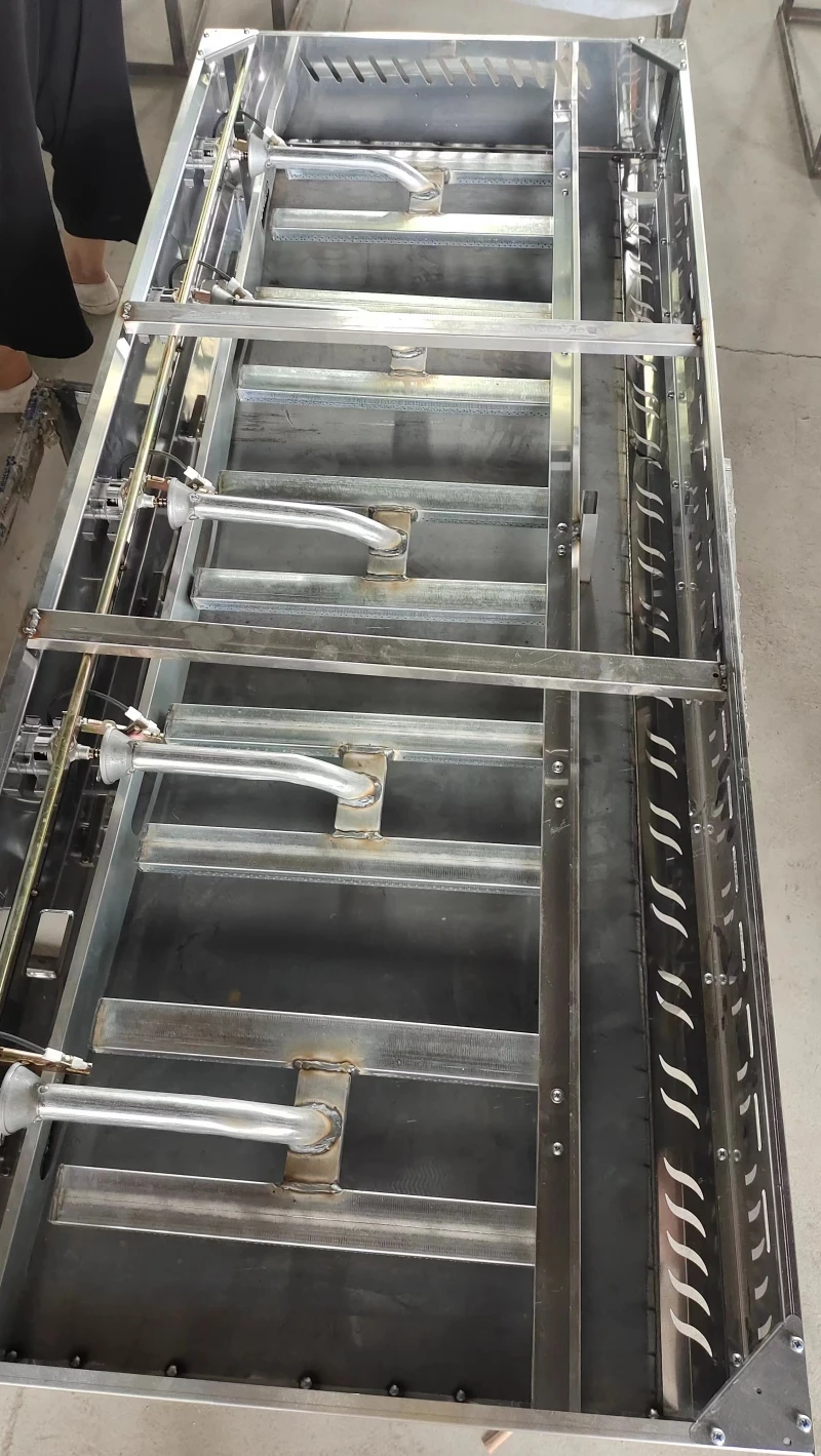 Heavy-Duty Stainless Steel Gas Baking Pan Machine Top-Selling Table-Top Device for Hotel Amenities