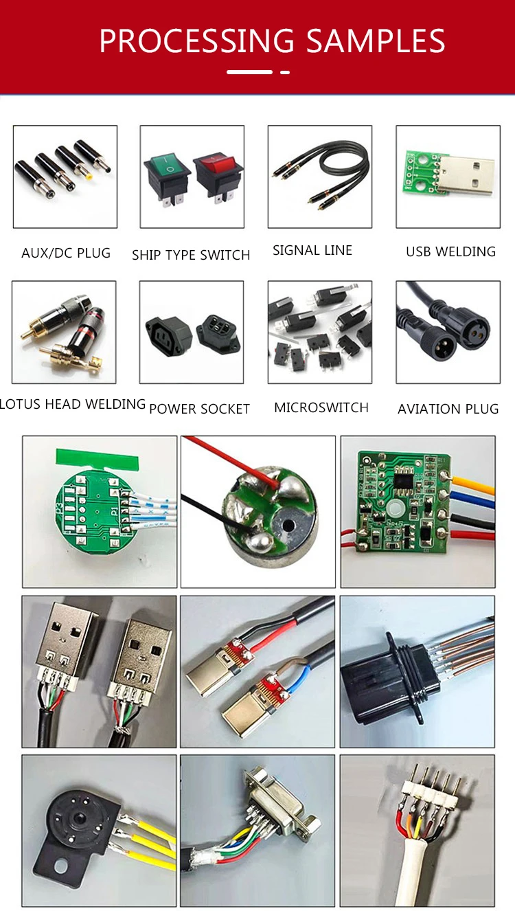 Многофункциональный полуавтоматический USB-кабель для передачи данных паяльная машина с функциями резки и зачистки