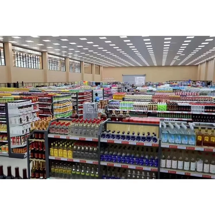 Китай Heda металлическое оборудование для супермаркета полки гондолы