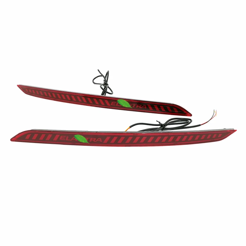 LED Reflector Rear Bumper Tail Light for Hyundai Elantra / Avante AD 2017 2018 2019 2020 Brake Lamp with Dynamic Sequential Turn