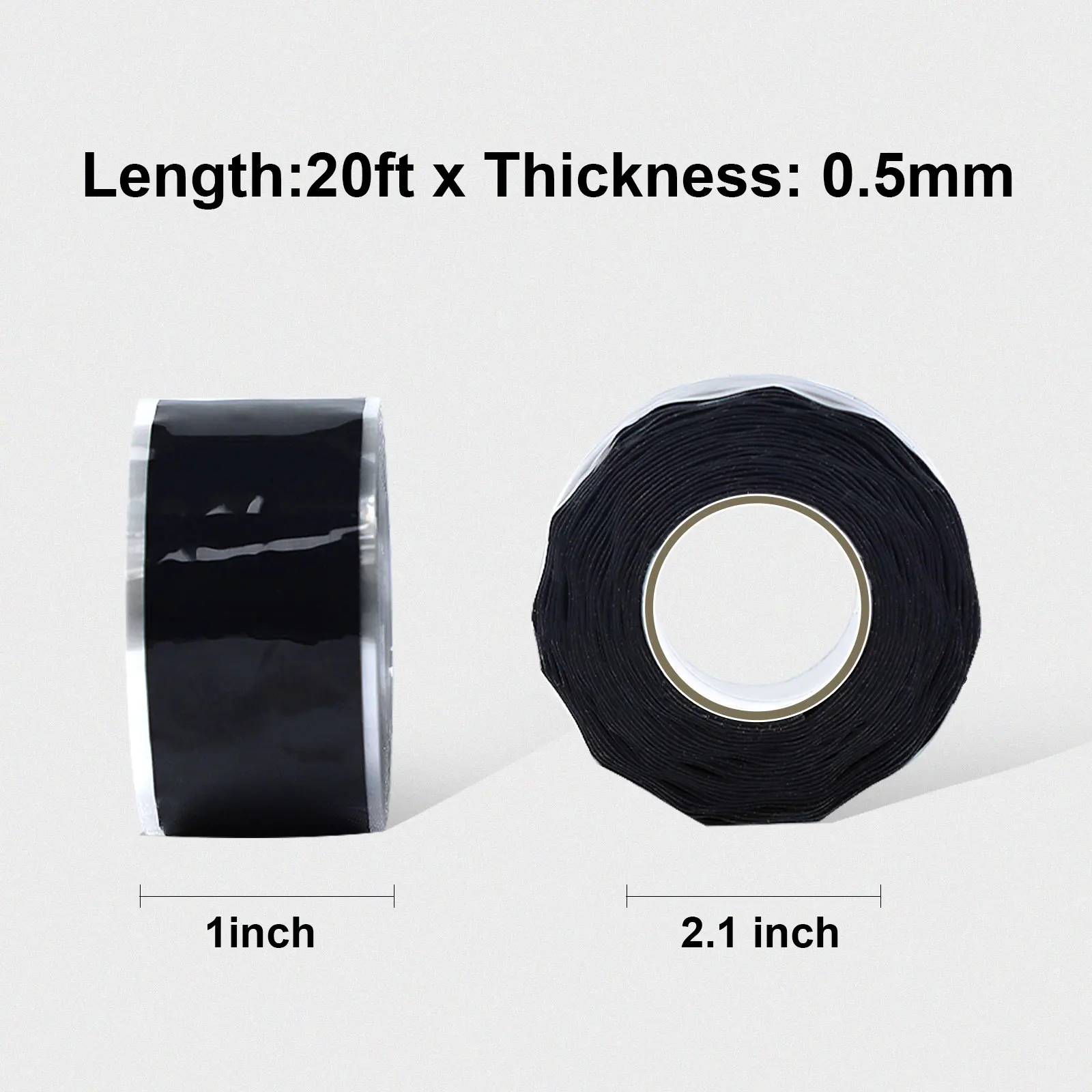 Thick Silicone Rubber Adhesive Tape Self Fusing Silicone Tape Double Sided Safety Masking Tape 