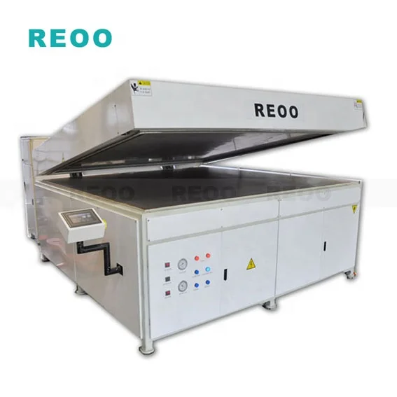 High quality REOO manufacturer semi automatic oil heating  thermal lamination machine