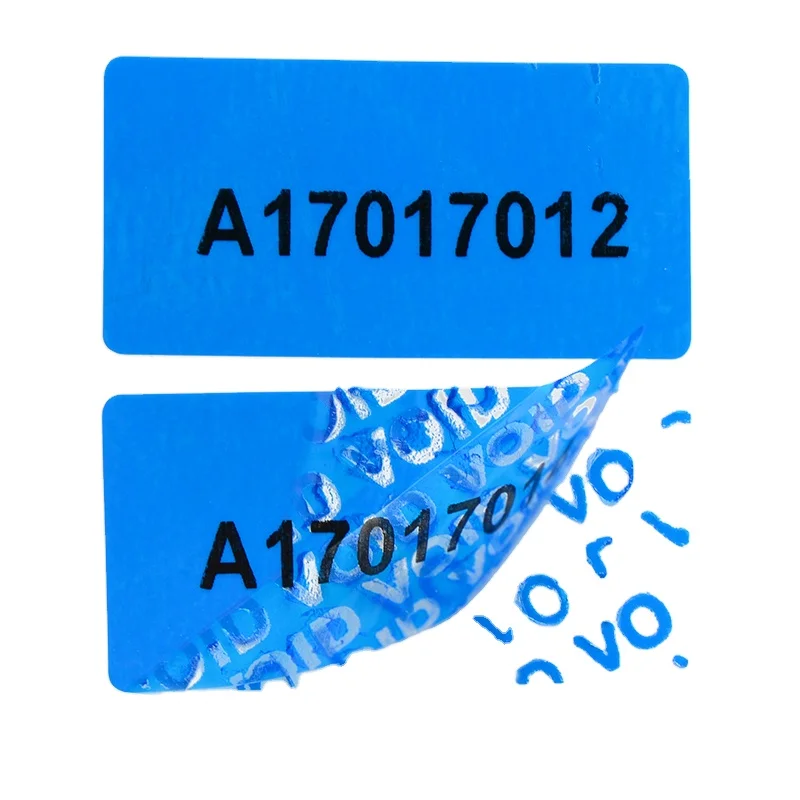 Label void sticker logo packaging box printing tamper proof bottle security seal sticker labels custom security void sticker