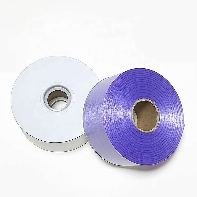 2 Inch Manufacturer Custom Logo Polypropylene Pp Poly Gift Plastic Ribbon Roll for Flower Wrapping