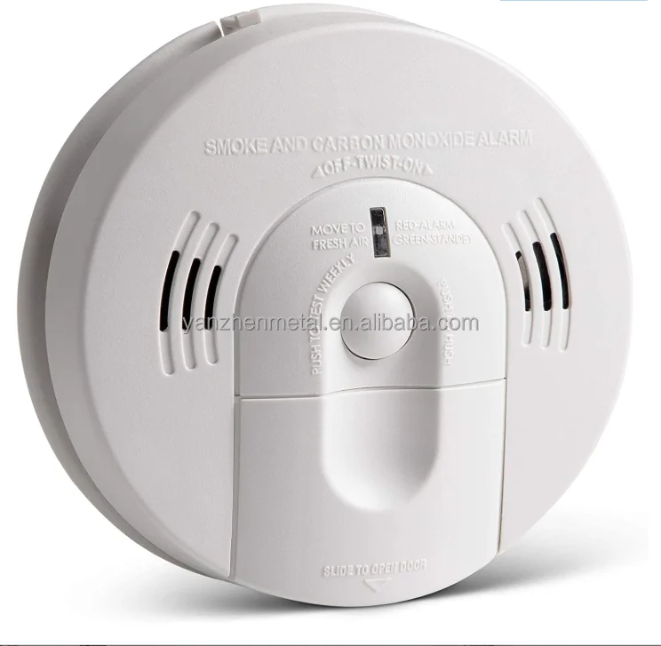 smoke and carbon monoxide detector, battery powered smoke and CO alarm, voice alarm
