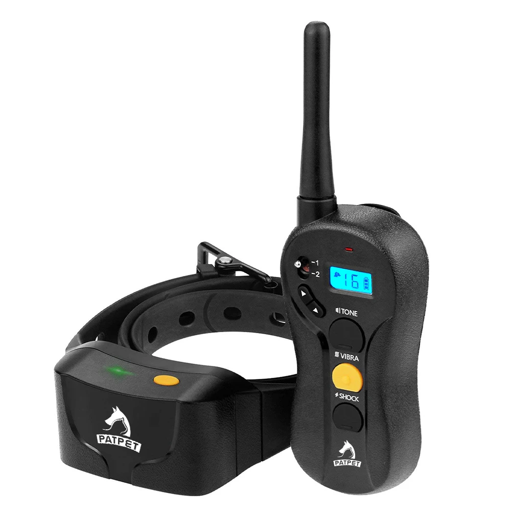Top Selling  Products Dog Anti-bark Led Dog Collar Collar Device Rechargeable For Dogs Remote Training Collar
