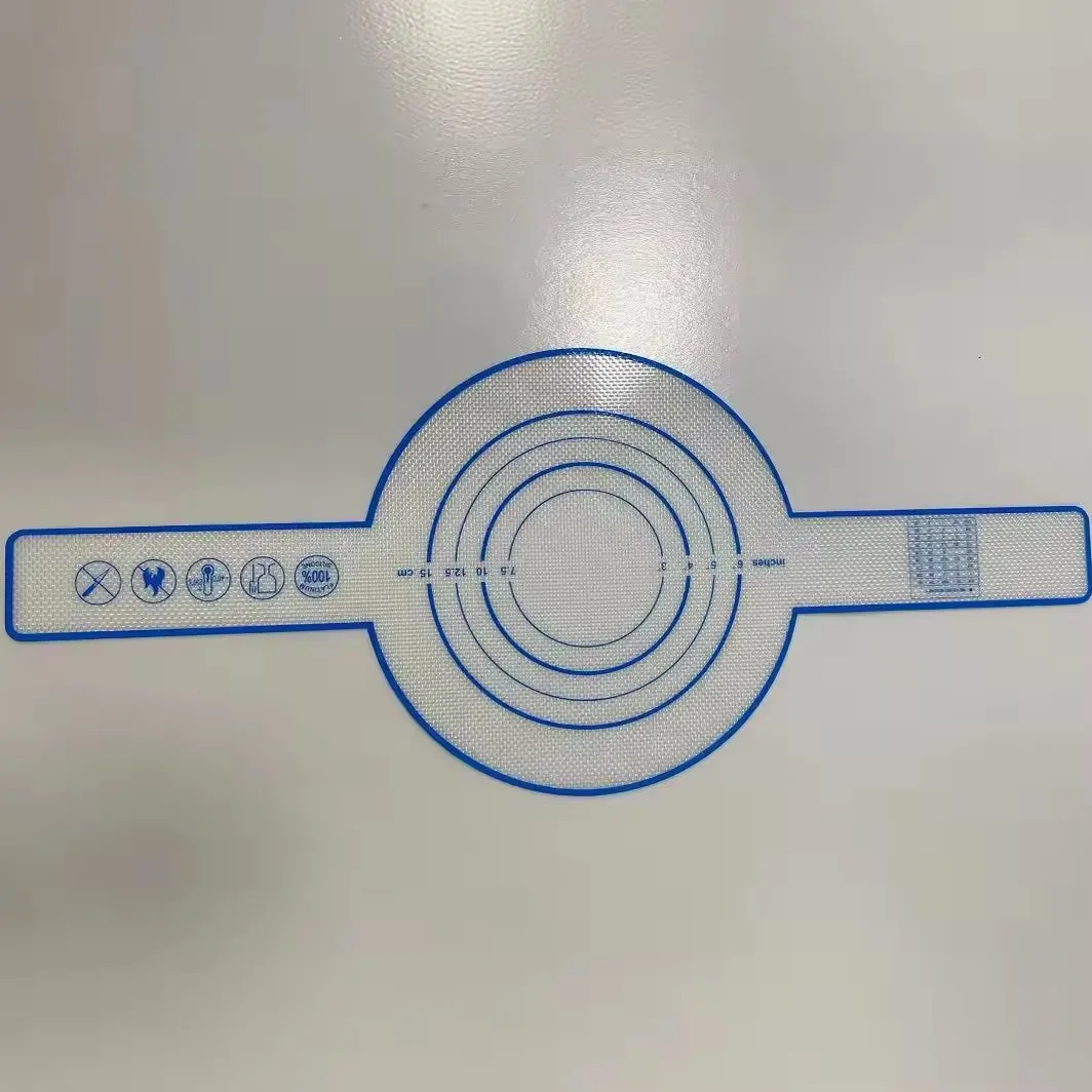 0.7mm Creative DIY oil-proof non-stick platinum silicone baking mat long handle silicone kneading mat