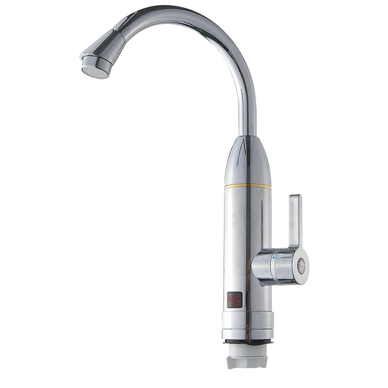 
New Style Instant Water Heater Faucet Stainless Steel Heating Tube Sink Faucet For Sale 