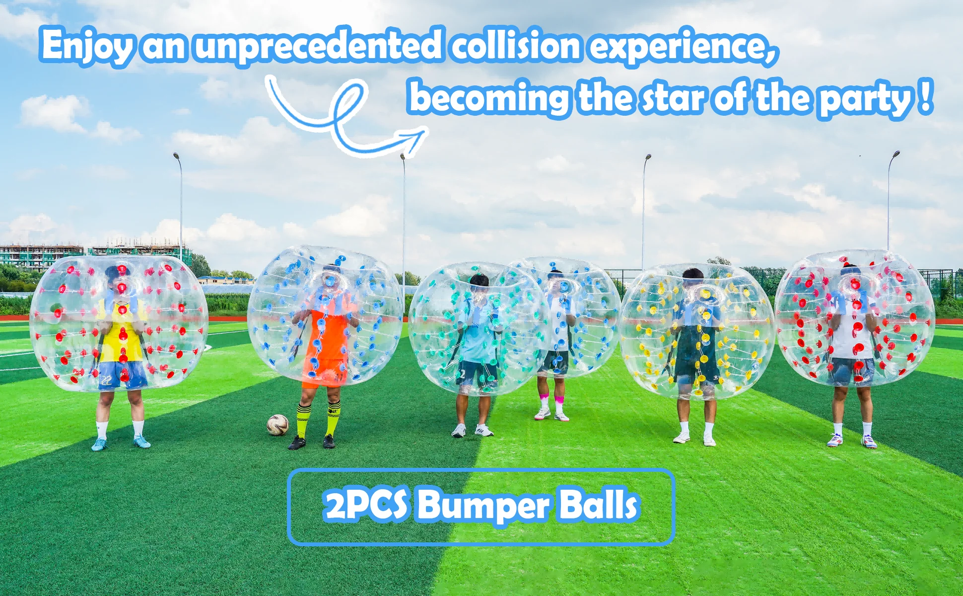 High quality PVC /TPU  factory price bumper ball  bumper bubble soccer balls for kids and adults soccer ball