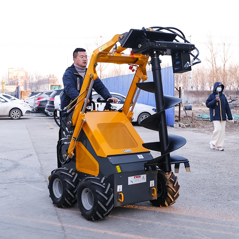 CE EURO5 EPA engine free shipping mini skid steer loader backhoe loader twin cylinder engine mini excavator