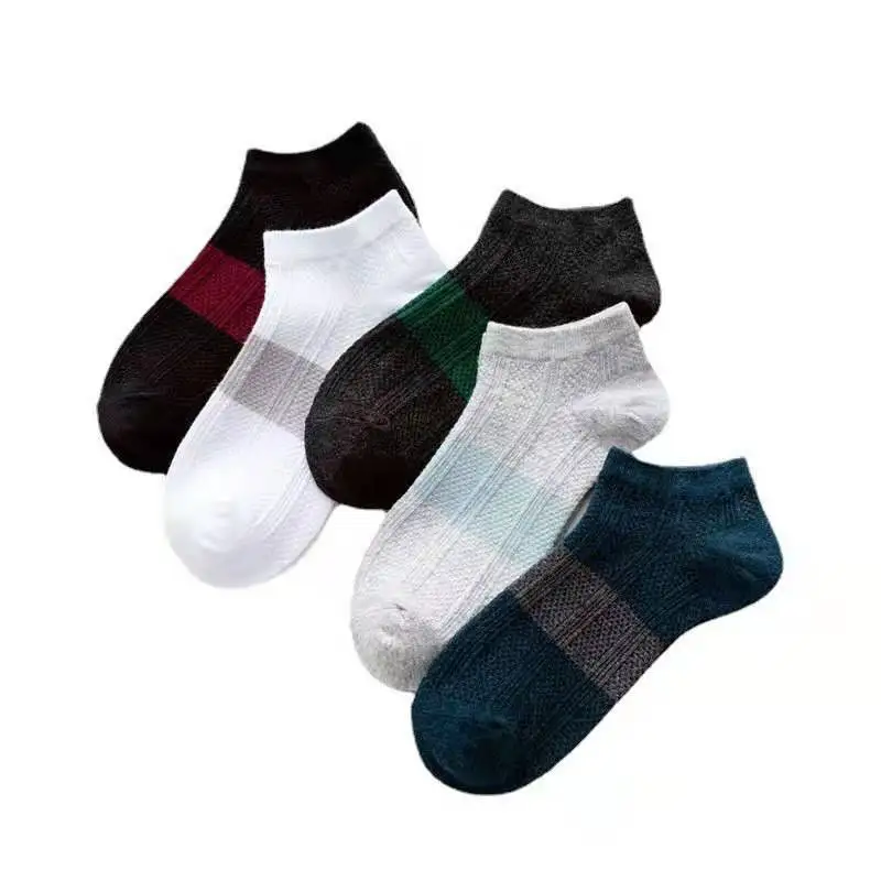 Amazon hot medium tube breathable odor proof invisible socks