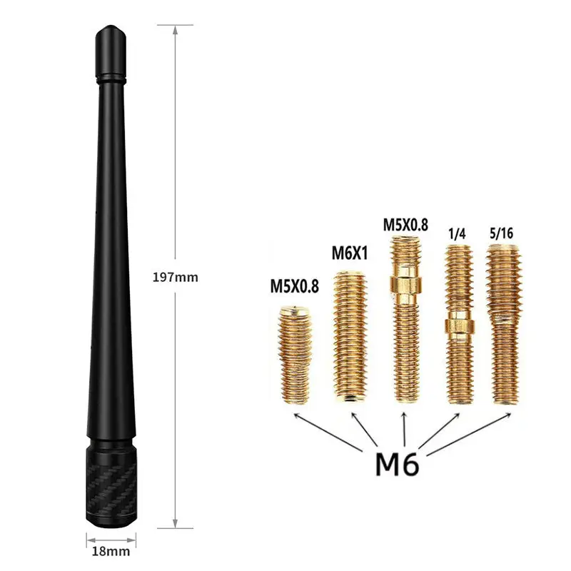 Custom Flexible Rubber Truck Car Radio Antenna for FM/AM Reception