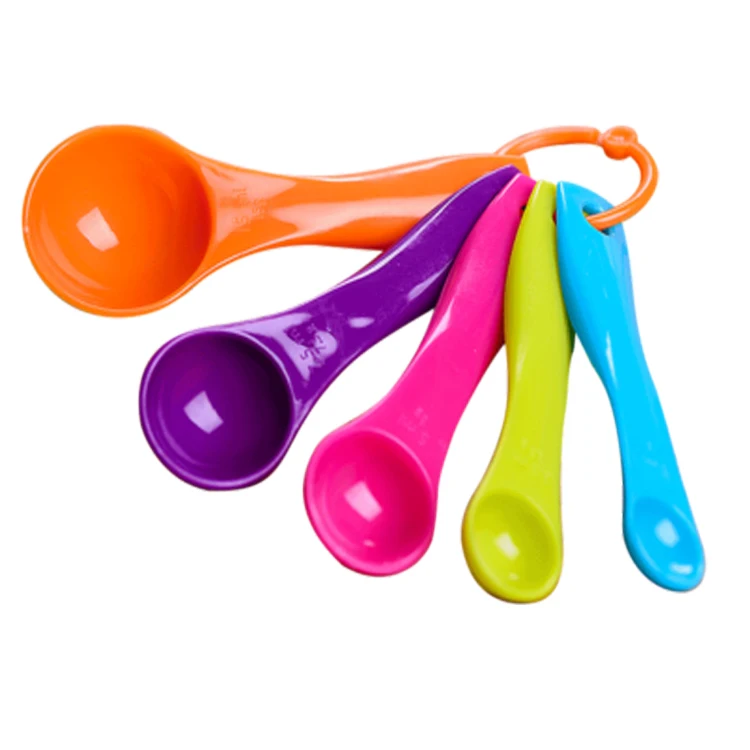 5pcs Food Grade Kitchen Tool Baking  Accessories Measuring Spoons Set  For Liquid Powder