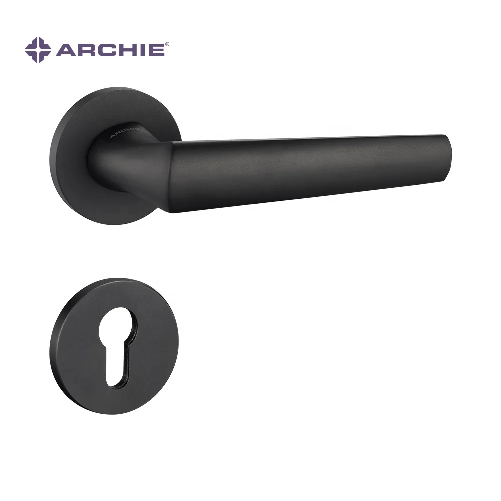 ARCHIE Reinforced Door Handle Front Door Handle Set For Metal Doors
