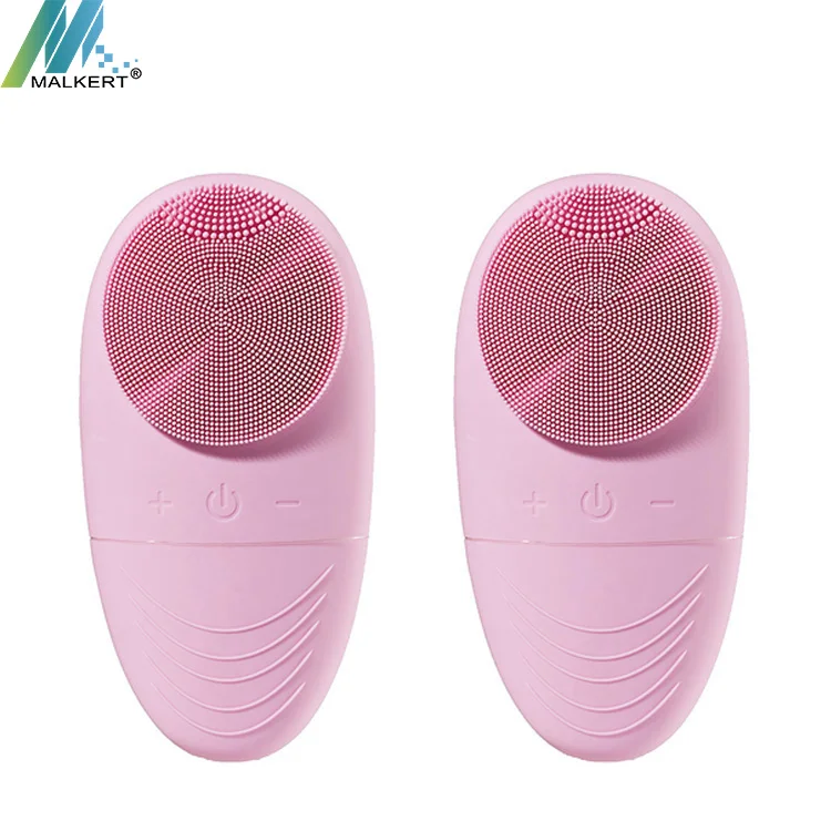 
MALKERT 2021 Facial Electric Massager Eliminate Bacteria Ultrasonic Vibration Custom Facial Cleansing Brush 