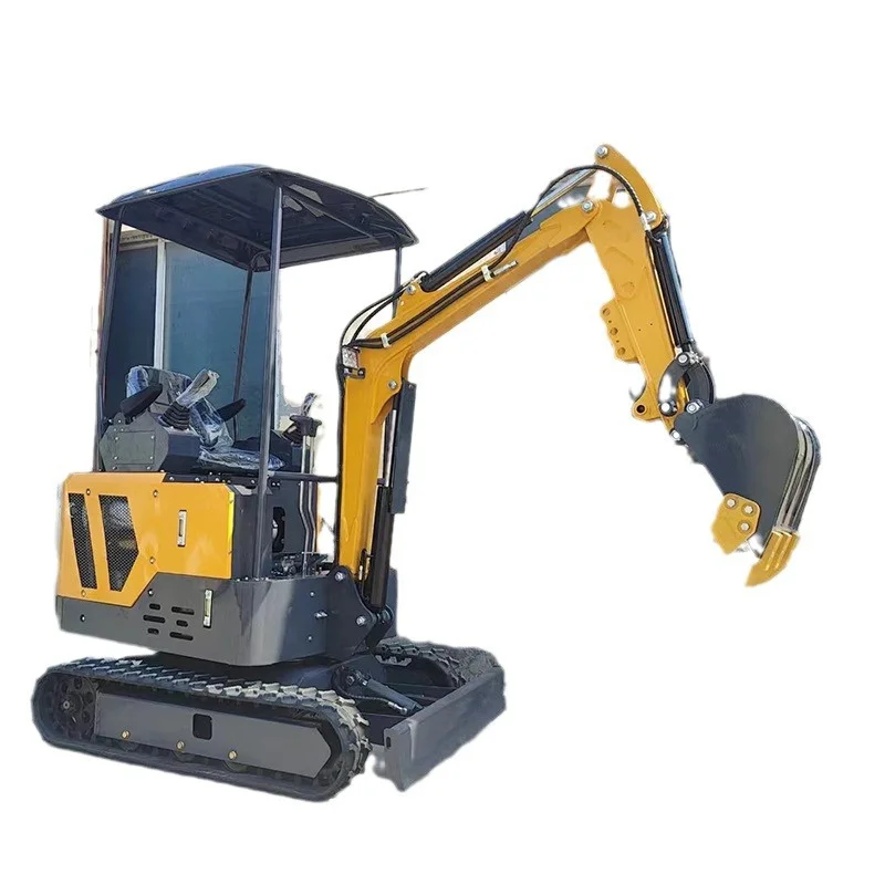 Best Price 1.8 Ton Mini Hydraulic Agricultural Digger Excavator with Free Shipping Engine and Pump Core Components Included