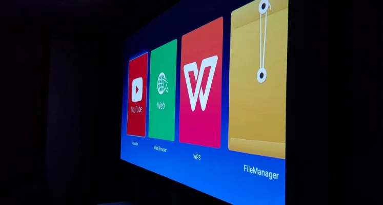 vivibright Portable WiFi Outdoor Projector Support Full HD 1080P Mini Smart for Home Theater Compatible with TV Stick HDMI USB