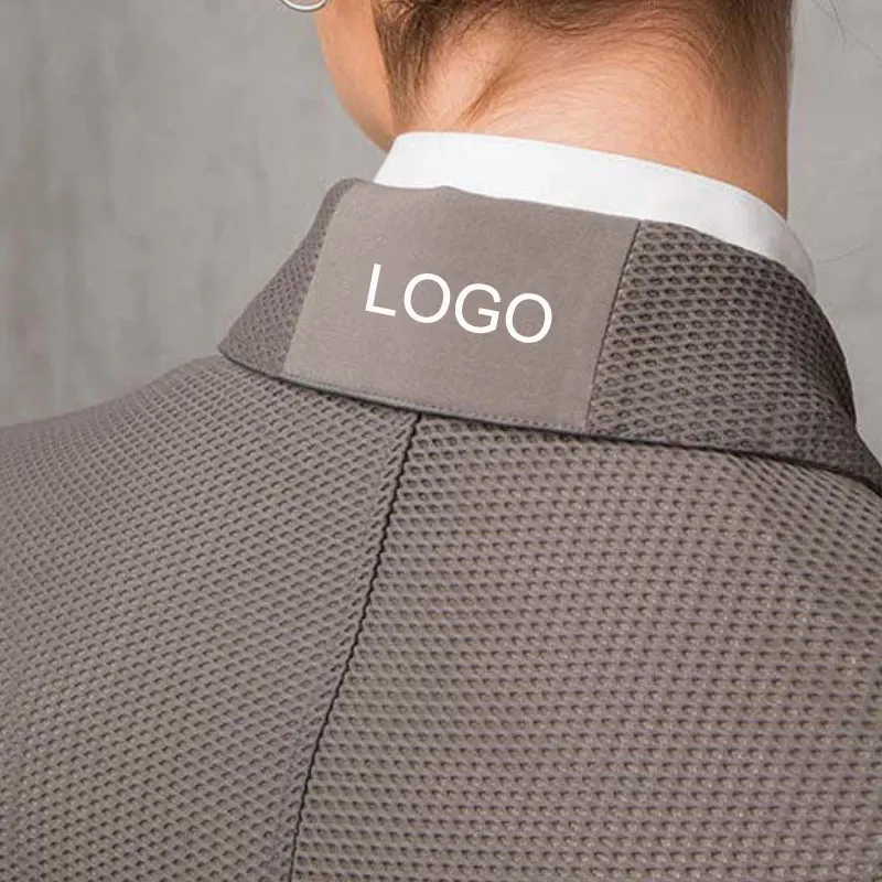 New Listing Mesh Equestrian Show Jacket Competition jacket Ladies Long Coat Design Outwear Horse Riding Lightweight Jacket