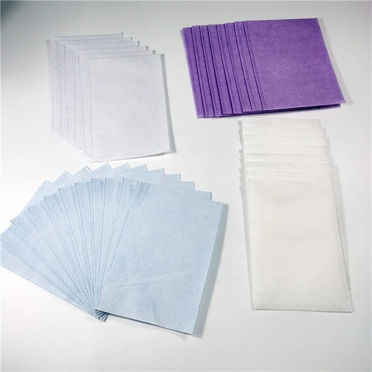 Disposable Molton Spunlaced Nonwoven Patient Body Cleaning Waterproof Washing Gloves
