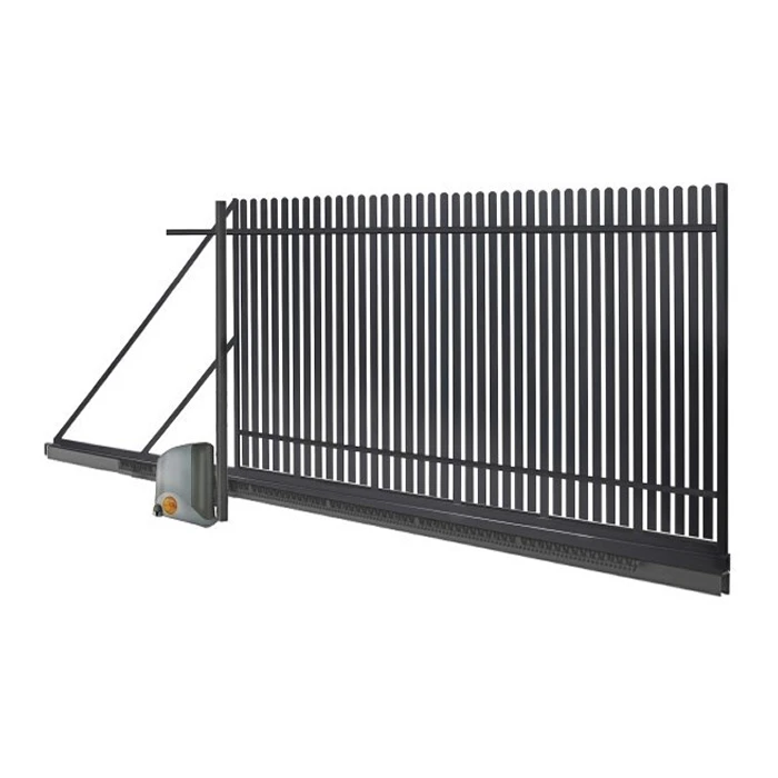 Competitive Price Electric Cantilaver Gate China Factory Outdoor House Aluminum Gates Metal Security Entrance Gate