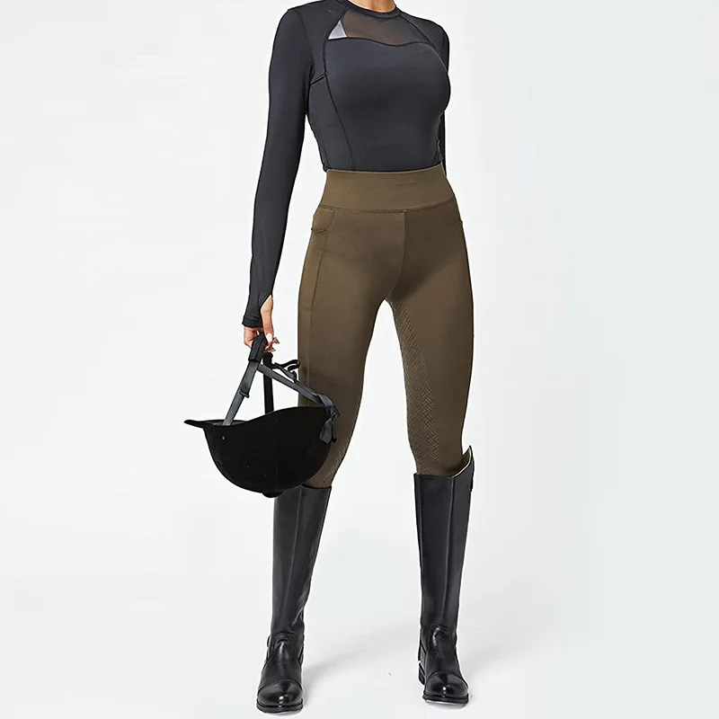 Custom Made Silicon Equestrian pants For women Directly Factory Supply Horse Riding Leggings breeches by Canleo International