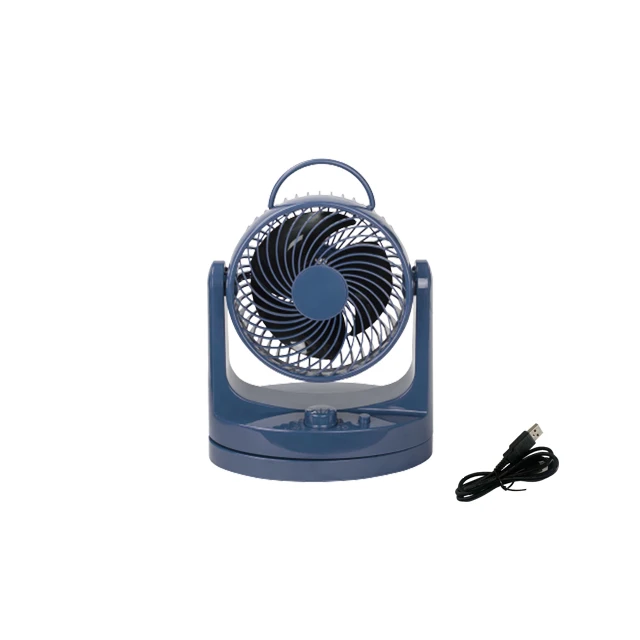 12 V Wholesale Electric Rechargeable 6 Inch 2 Speed Mute Mini Home Table Fan AC/DC Indoor Fan Creative Desktop Portable Fan