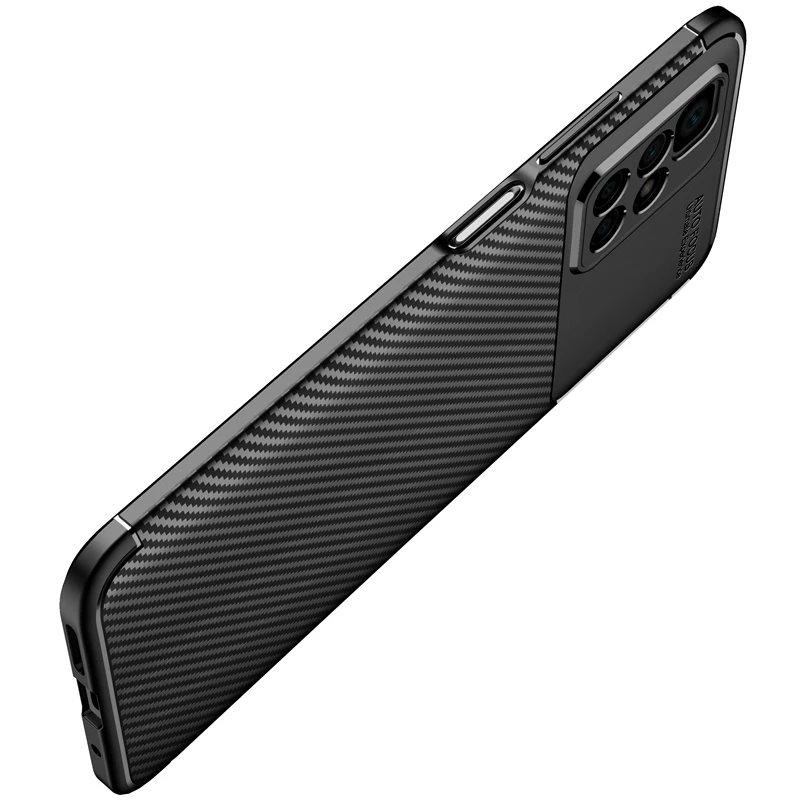 New High Quality Shockproof Real Carbon Fiber Tpu Cell Phone Case For Xiaomi Redmi 10 Note 10 Pro Max 11T Lite
