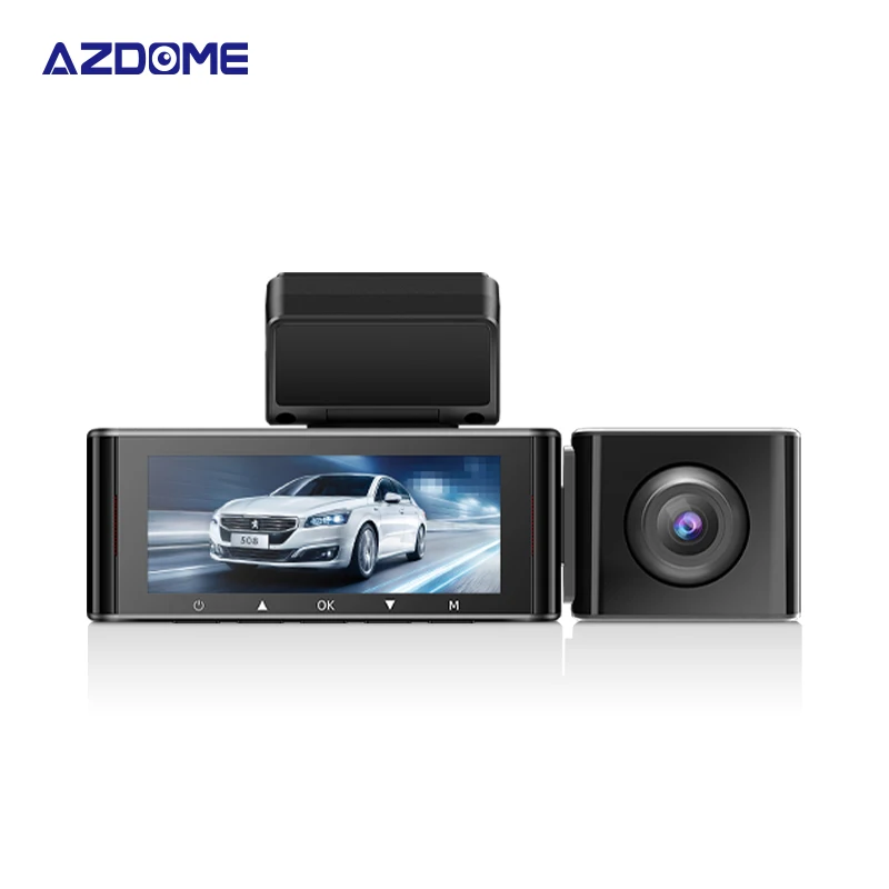 AZDOME M550 видеорегистратор 3 19 дюймов Встроенный GPS с ADAS трехканальный