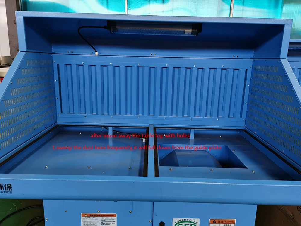Pulse jet self cleaning welding table fume extraction downdraft table downdraft air filtration system