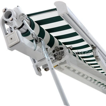 Folding awning sunshade /Retractable awning with extended width 1M, 2M, 3M and more sizes