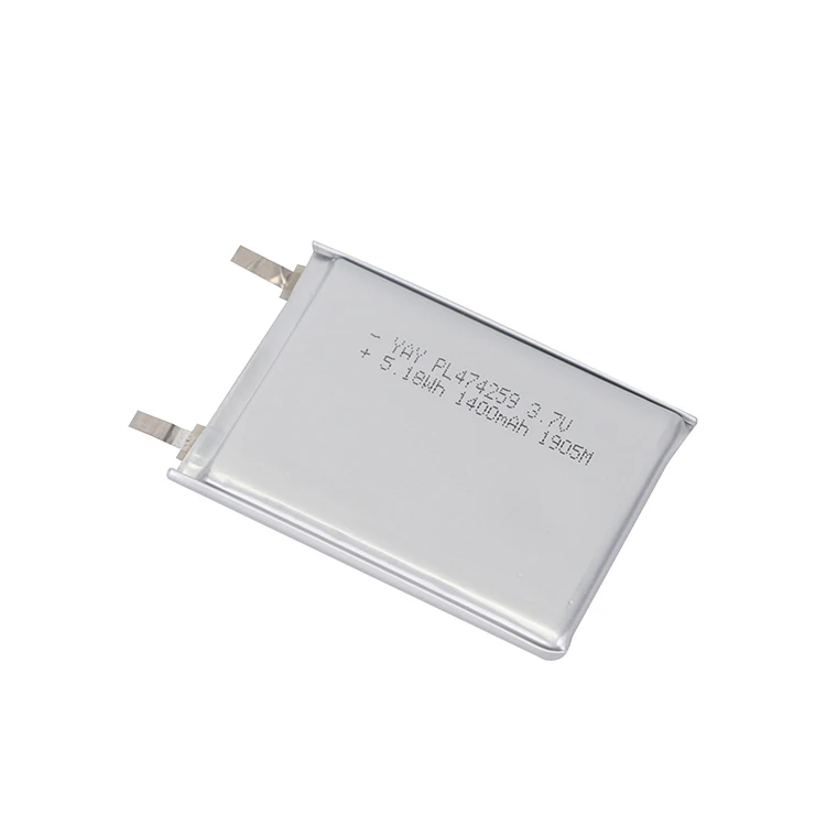 
New model 474259 1400mah 3.7v li ion batteries lithium polymer for portable device 