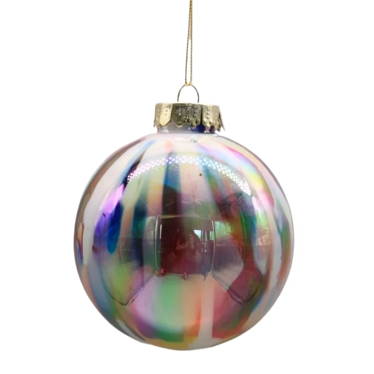 New Design Christmas Ball For Holiday Decoration pink And Gold Mixed Plastic Xmas Ball