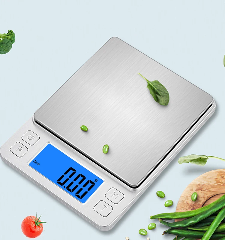 Premium Kitchen Scale 1Kg 2Kg 3Kg/0.1G Precision Weight Food Balance Cooking Baking Food Scale